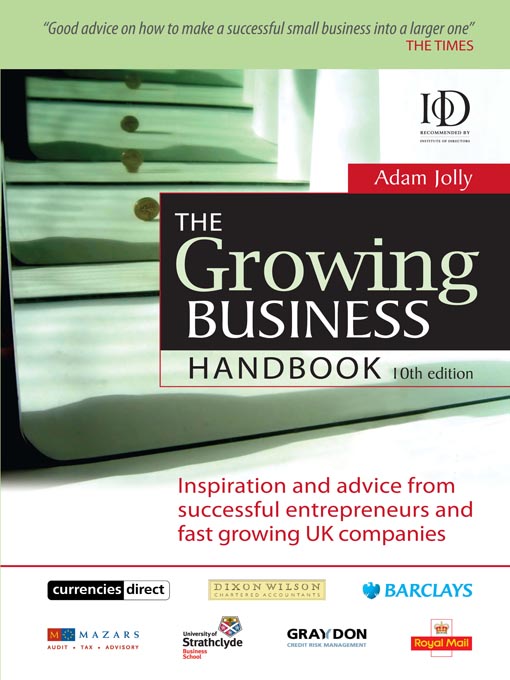 Title details for The Growing Business Handbook by Adam Jolly - Available